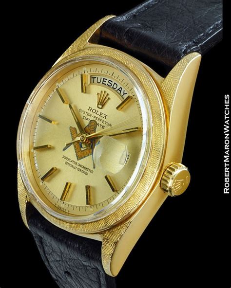 ROLEX 1806 DAY DATE PRESIDENT 18K MASONIC 